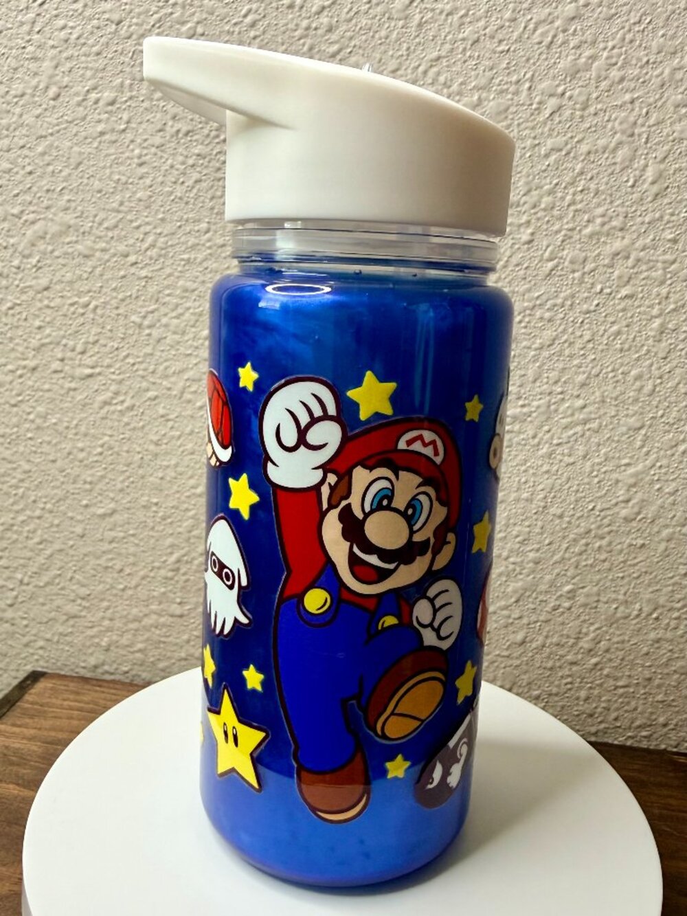 Super Mario Snow Globe Water Bottle